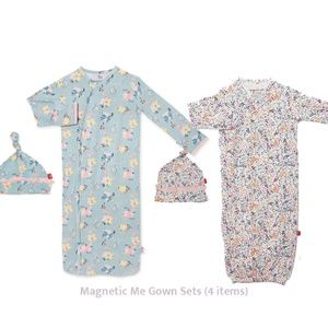 MAGNETIC ME | 2-pack Gown & Hat sets (4 items)